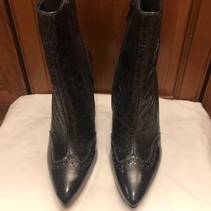 Tory Burch black leather boot